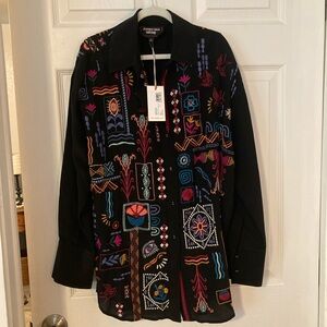 Johnny Was Campo Relaxed Oversized Shirt